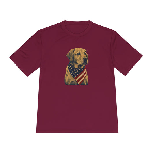 Patriotic Lab American Flag Bandana Men's Dry-Fit Performance Tee