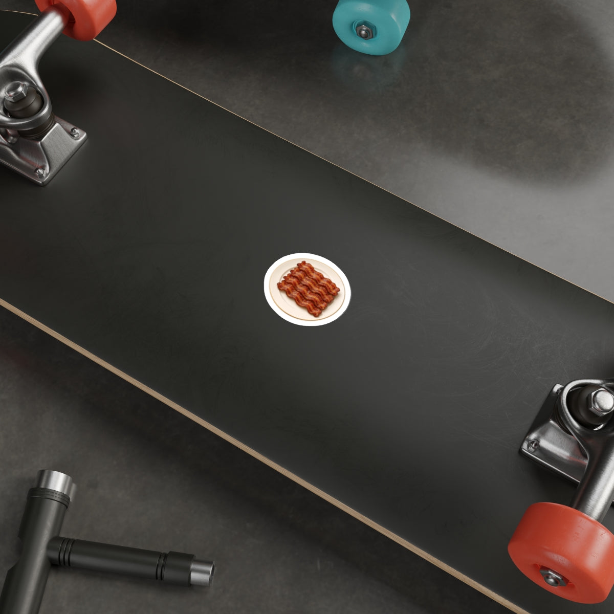 Bacon Stack Plate Die-Cut Sticker