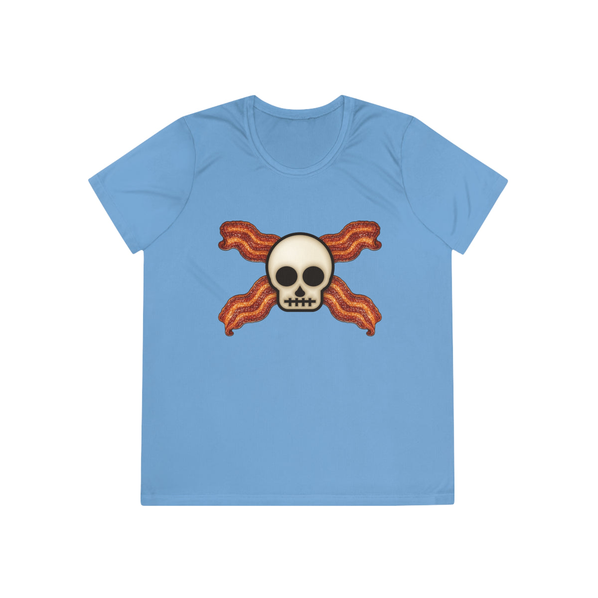 Bacon Jolly Roger Women's Dry-Fit Performance Tee