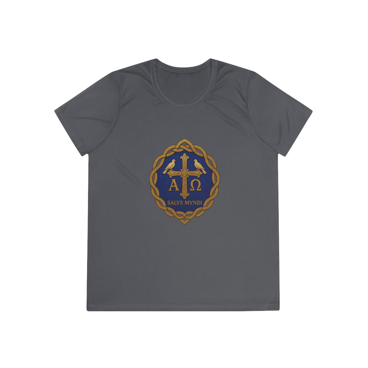 Salus Mundi Mosaic Cross Women's Dry-Fit Performance Tee