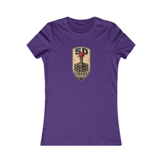 5D Chess Badge Women's Slim Fit Tee