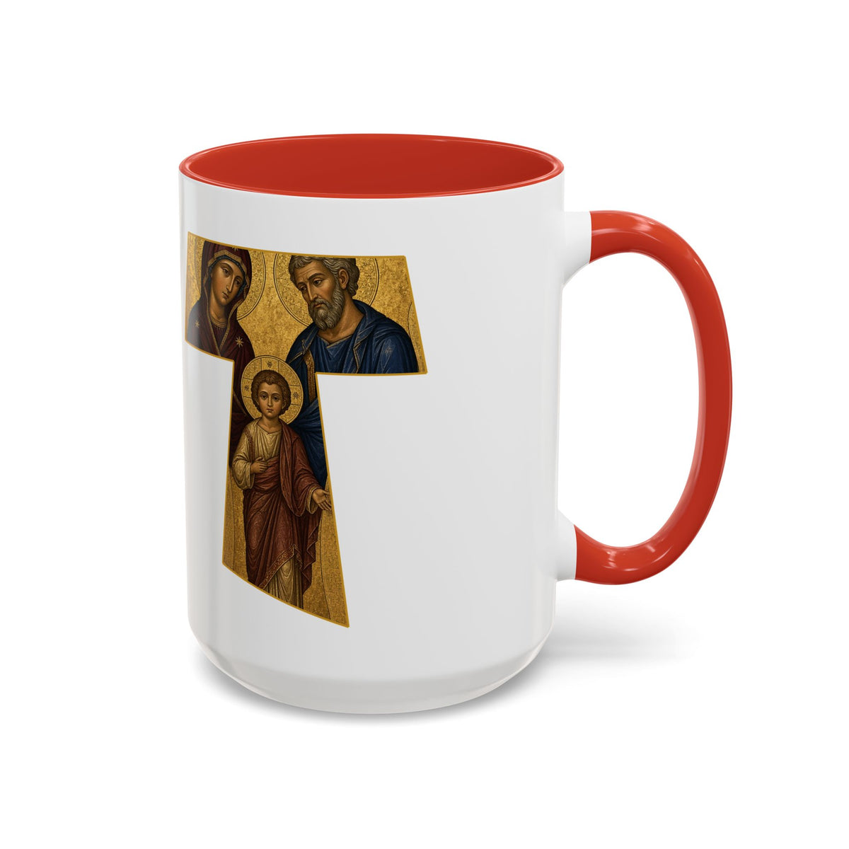 Holy Family Tau Accent Mug