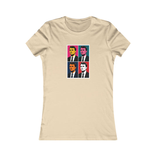 Charlie Pop Art Women's Slim Fit Tee