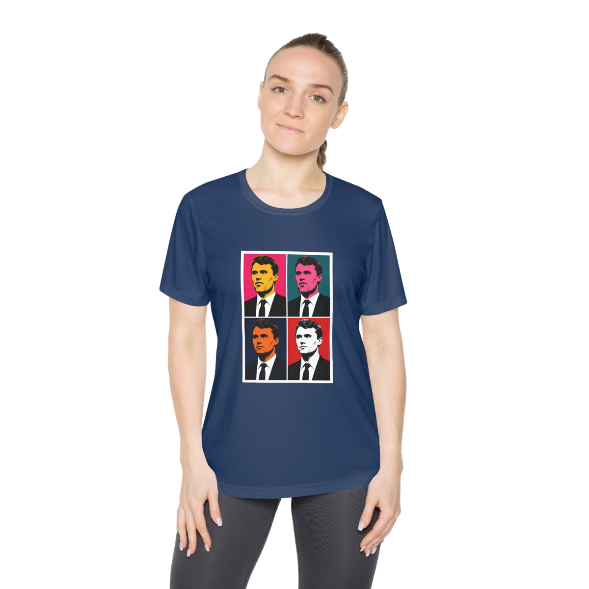 Charlie Pop Art Women's Dry-Fit Performance Tee