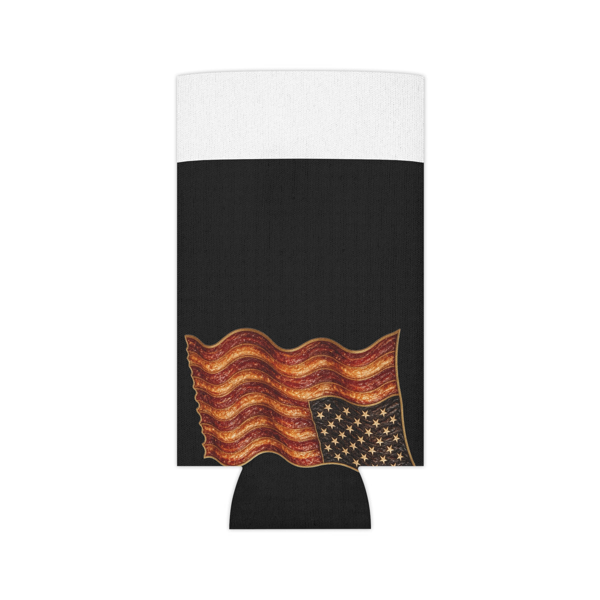 Bacon Flag Can Cooler