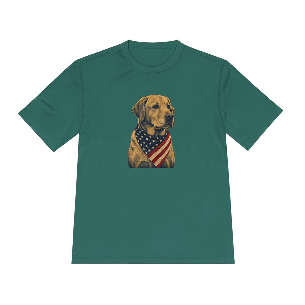 Patriotic Lab American Flag Bandana Men's Dry-Fit Performance Tee