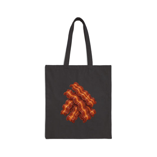 Bacon Pile Canvas Tote Bag