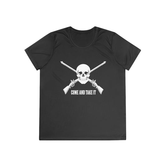 Come and Take It Jolly Roger Women's Dry-Fit Performance Tee