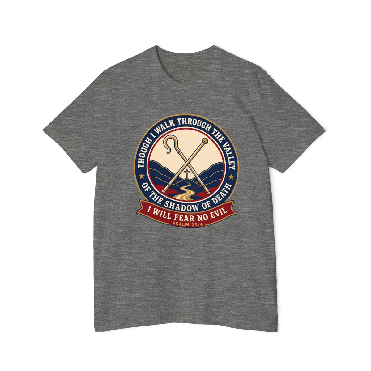 Fear No Evil Psalm 23:4 Lightweight Tee
