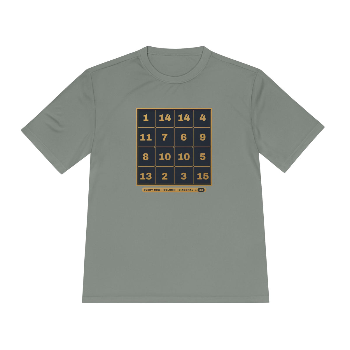 Magic Square 33 Alpha & Omega Men's Dry-Fit Performance Tee