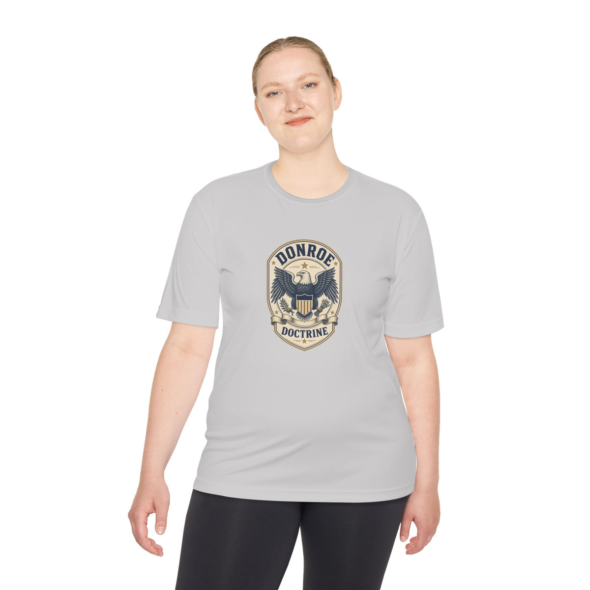 Donroe Doctrine Badge Men's Dry-Fit Performance Tee