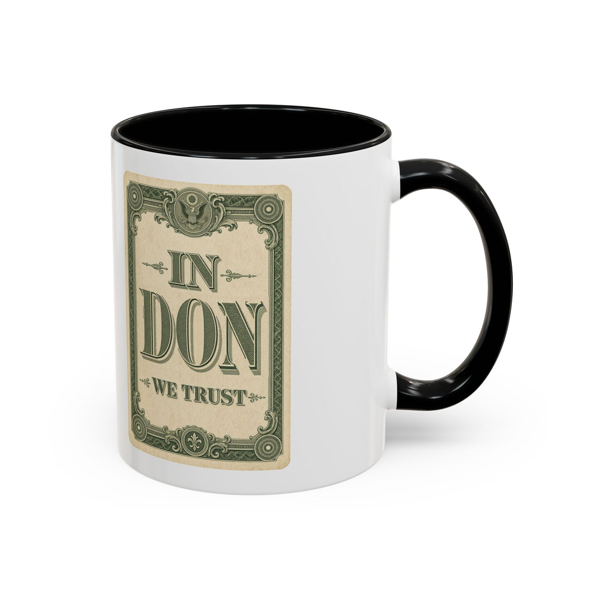 In Don We Trust Card Accent Mug