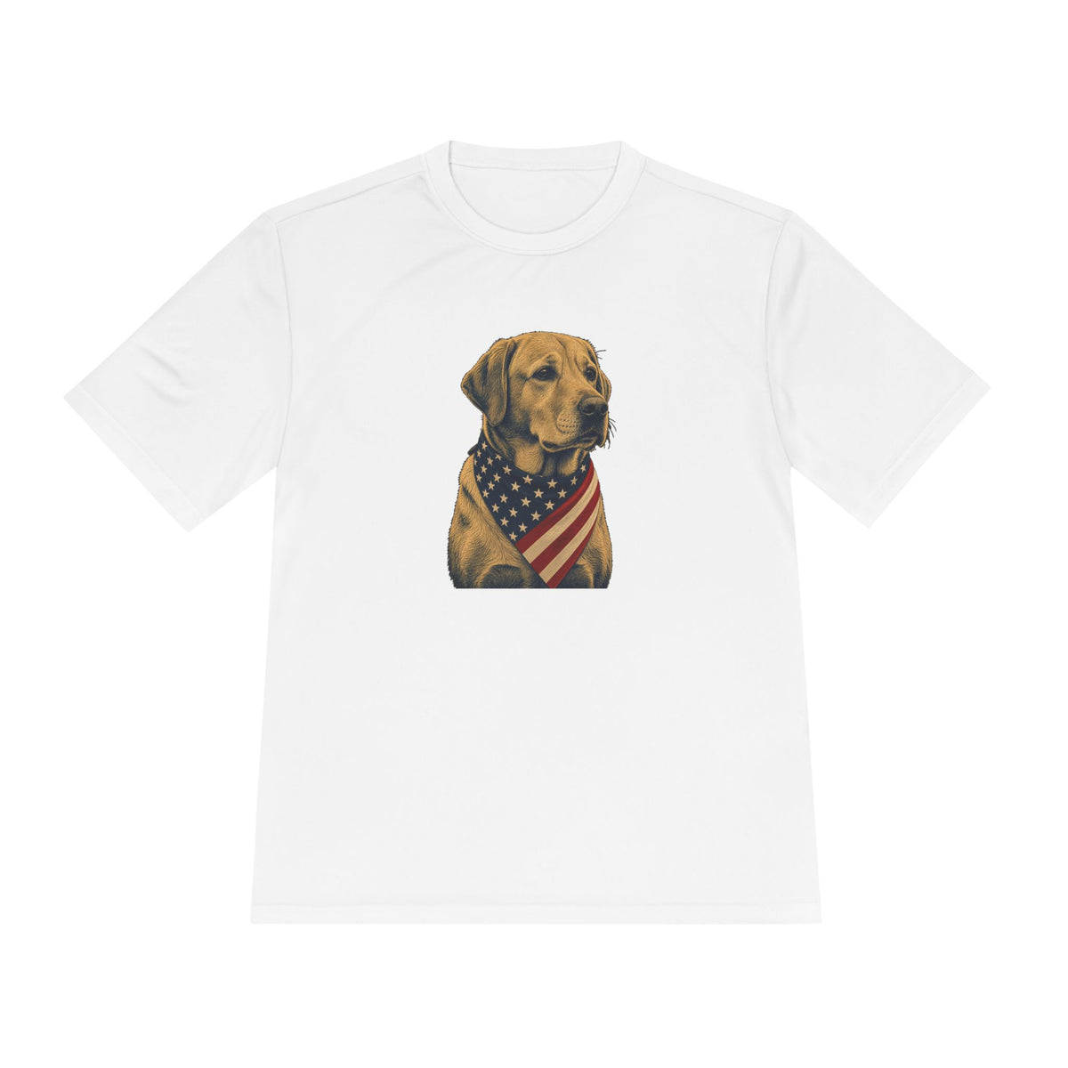 Patriotic Lab American Flag Bandana Men's Dry-Fit Performance Tee