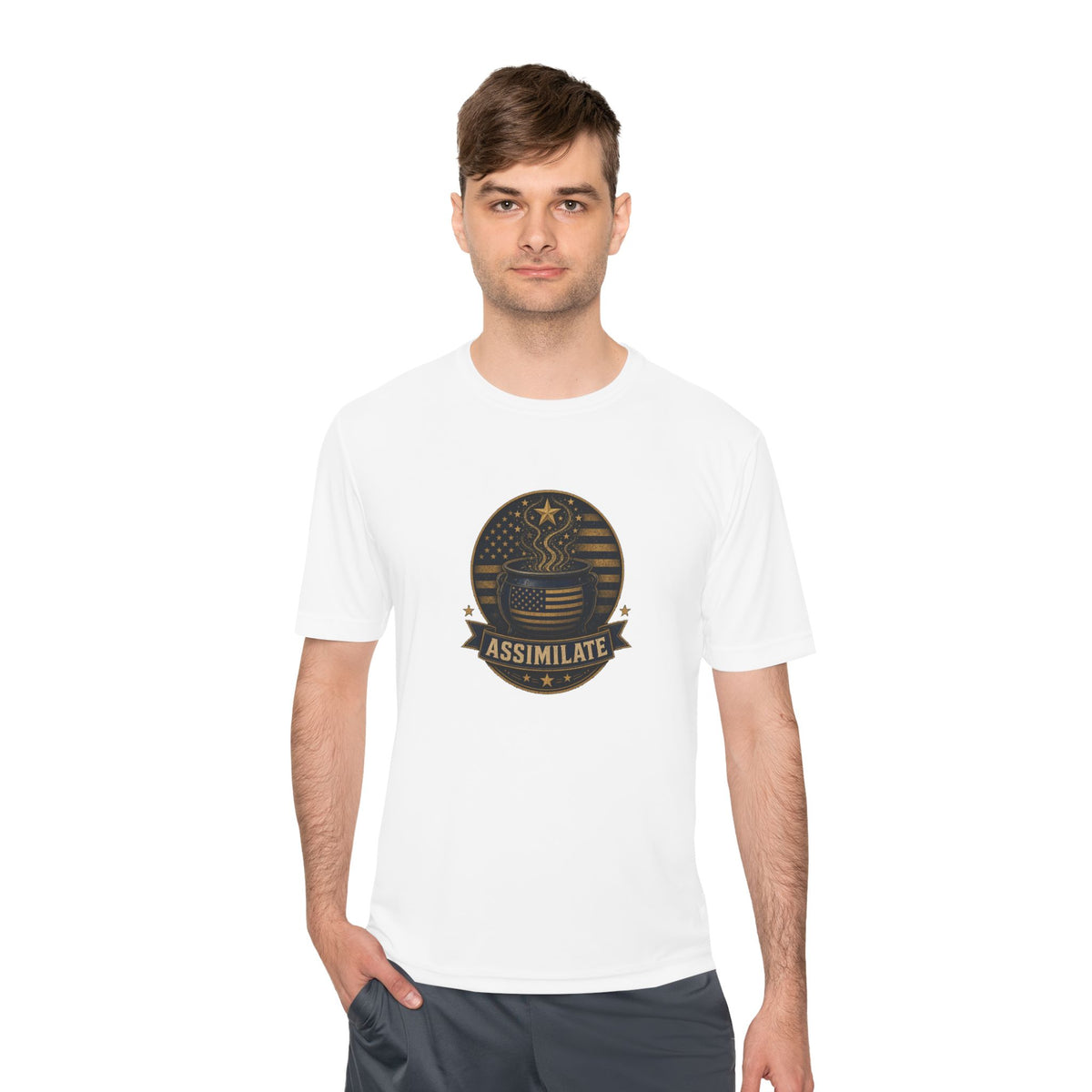 Assimilate Melting Pot Men's Dry-Fit Performance Tee