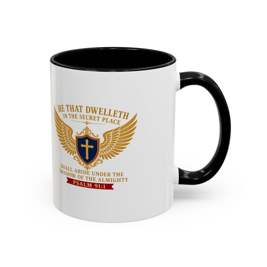 Secret Place Psalm 91:1 Accent Mug