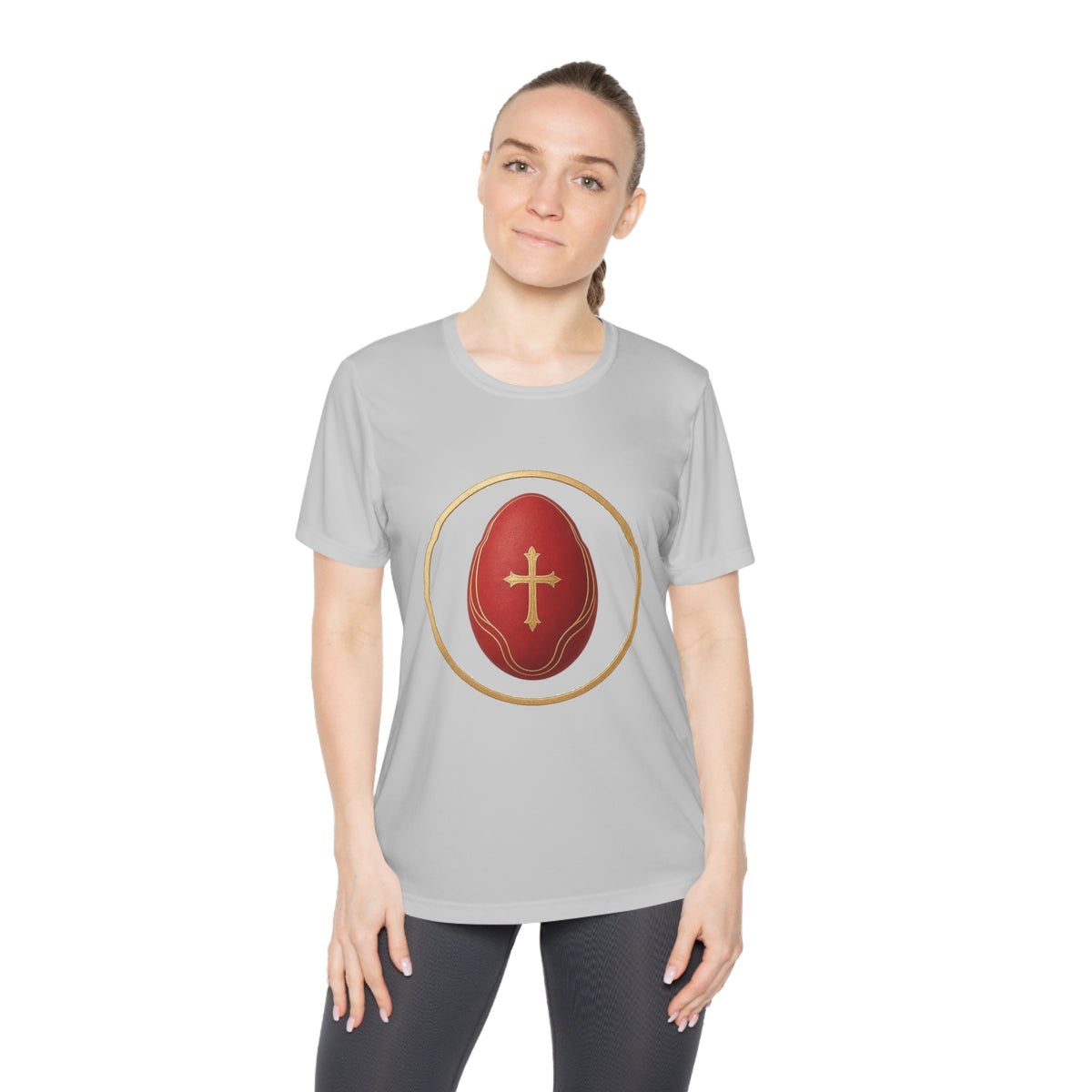He Is Risen Women's Dry-Fit Performance Tee