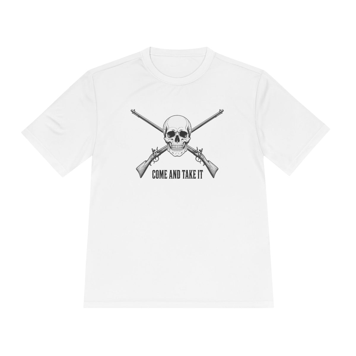 Come and Take It Jolly Roger Men's Dry-Fit Performance Tee