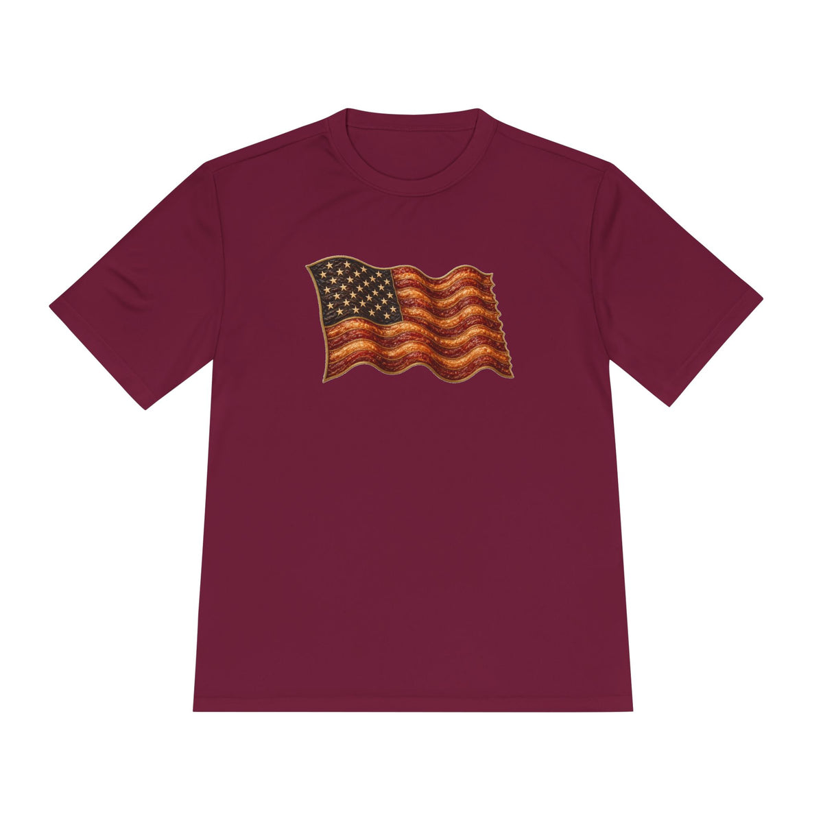 Bacon Flag Men's Dry-Fit Performance Tee