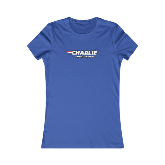 Charlie American Hero Women's Slim Fit Tee