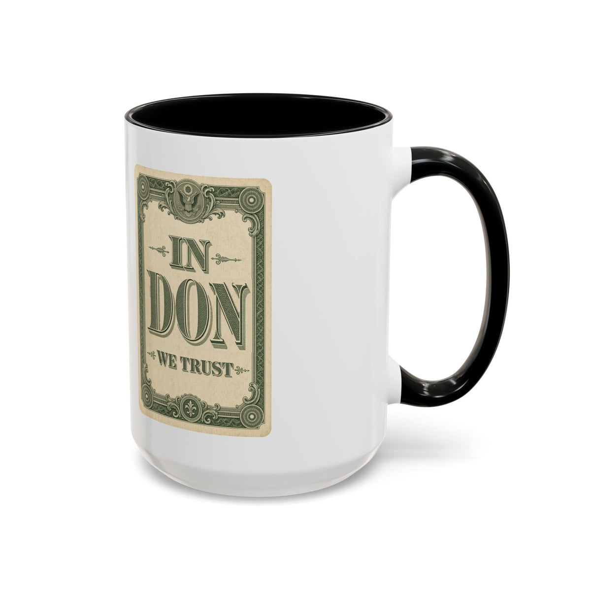 In Don We Trust Card Accent Mug