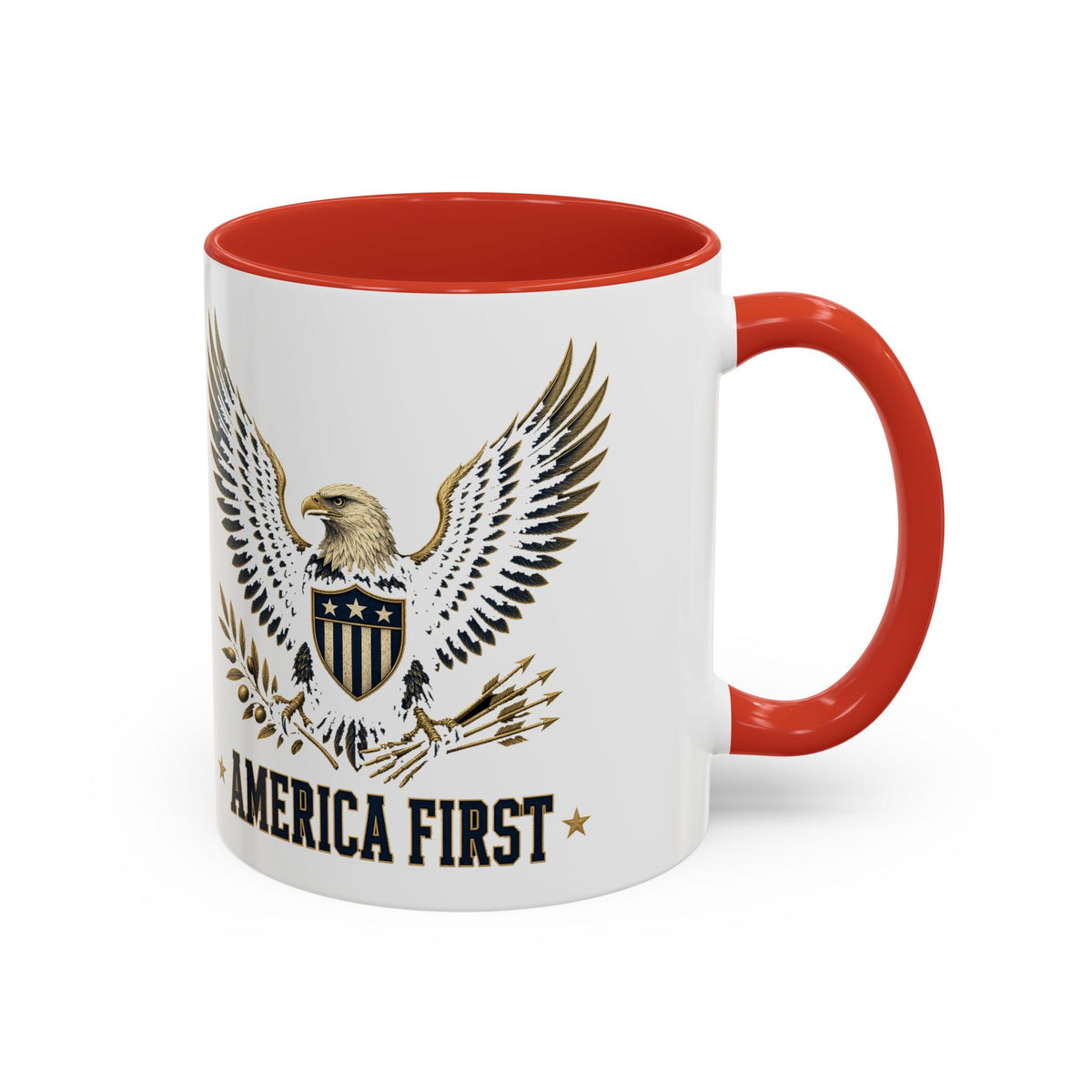 America First Eagle Accent Mug