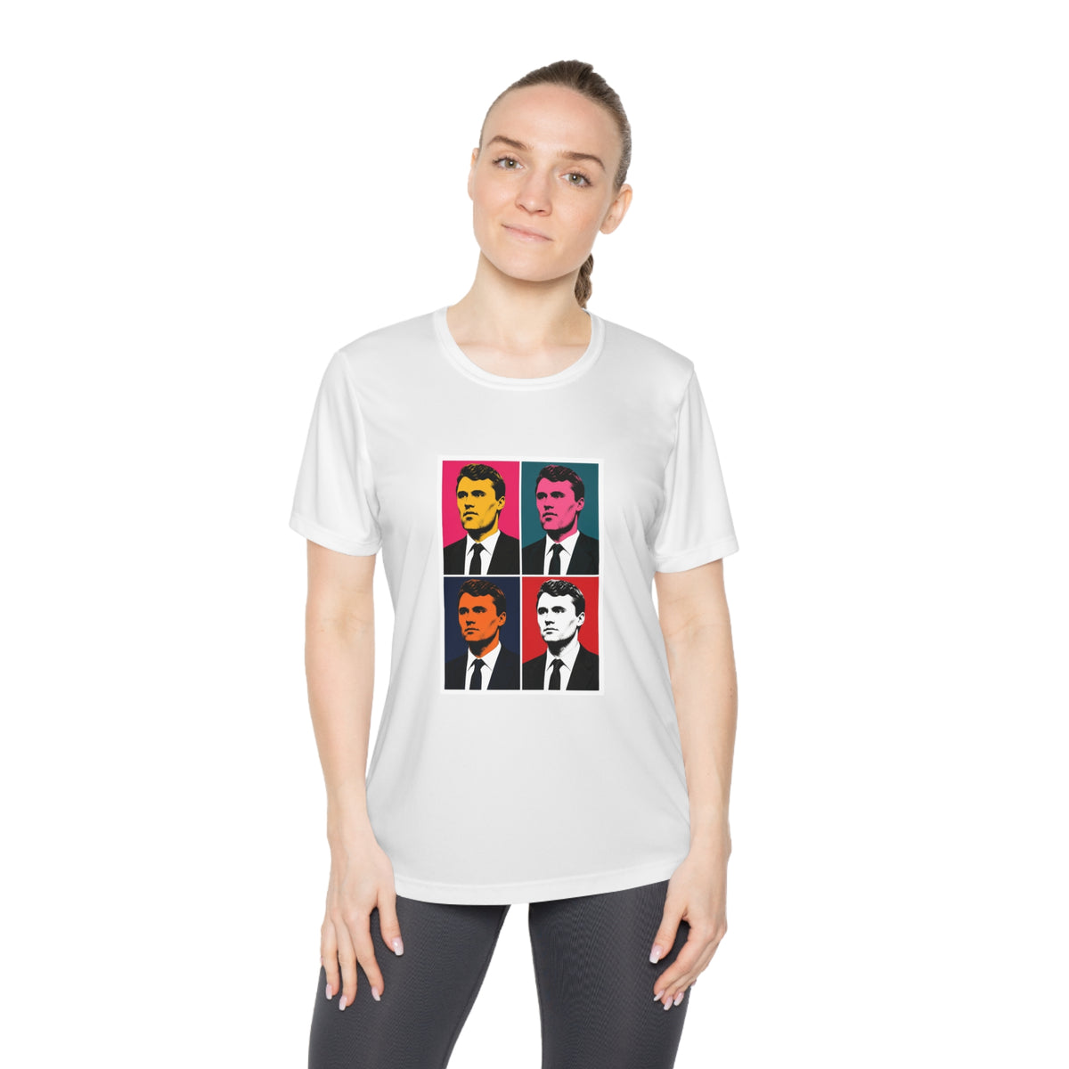 Charlie Pop Art Women's Dry-Fit Performance Tee