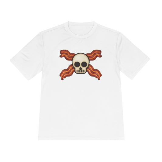 Bacon Jolly Roger Men's Dry-Fit Performance Tee