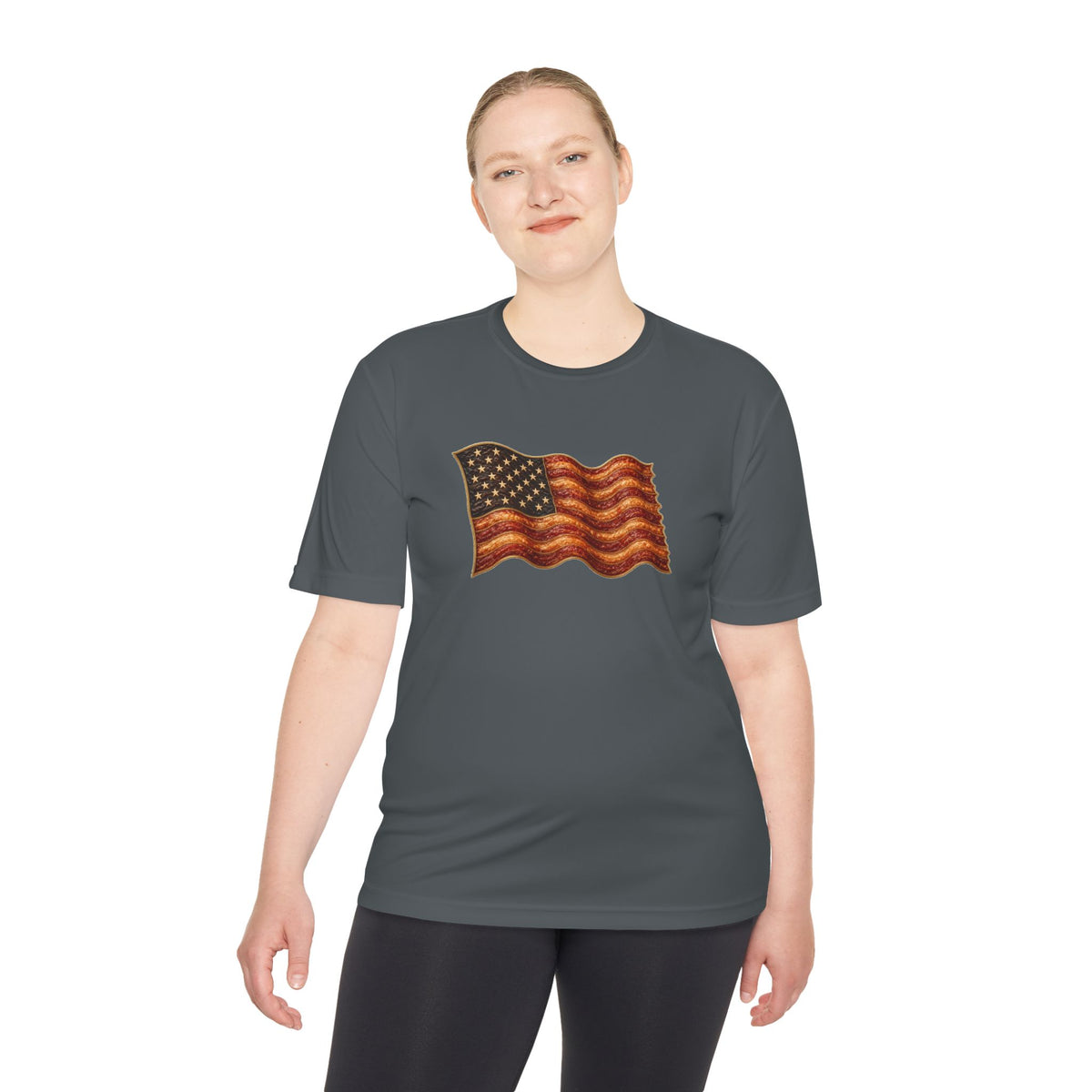Bacon Flag Men's Dry-Fit Performance Tee