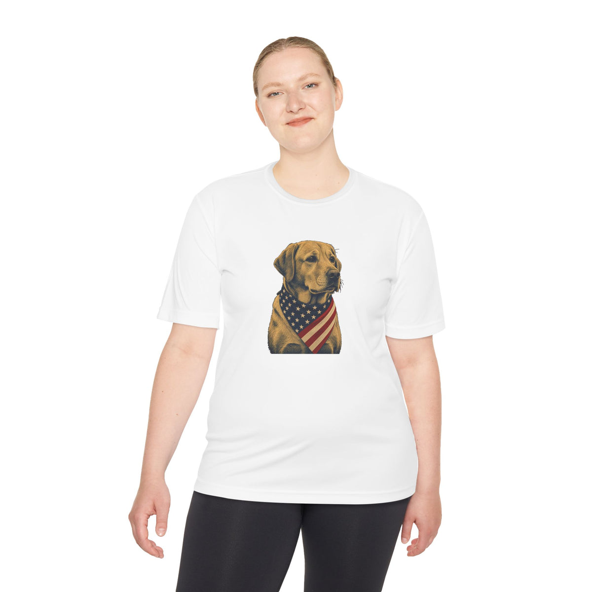 Patriotic Lab American Flag Bandana Men's Dry-Fit Performance Tee