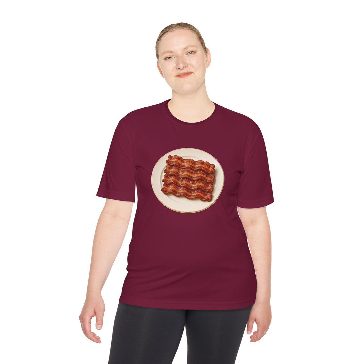 Bacon Stack Plate Men's Dry-Fit Performance Tee