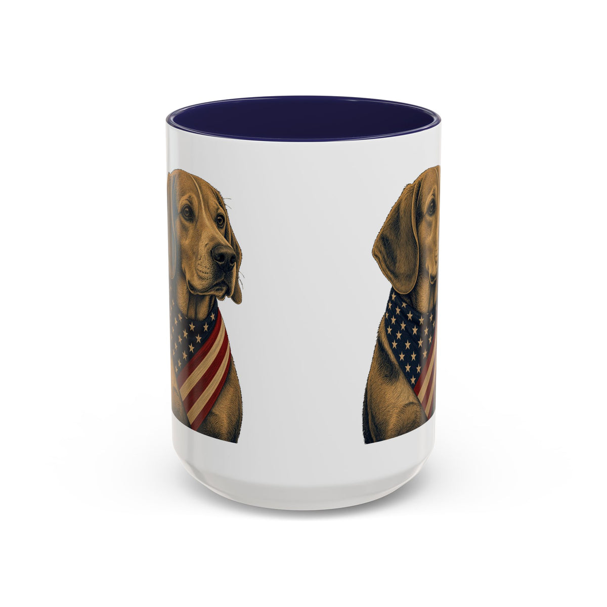 Patriotic Beagle Accent Mug
