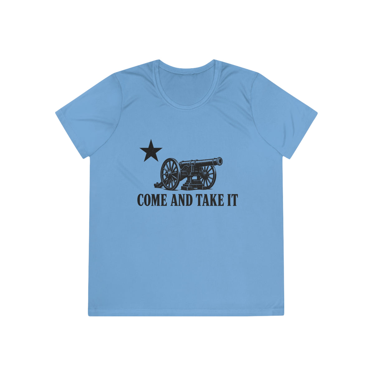 Come and Take It Cannon Women's Dry-Fit Performance Tee