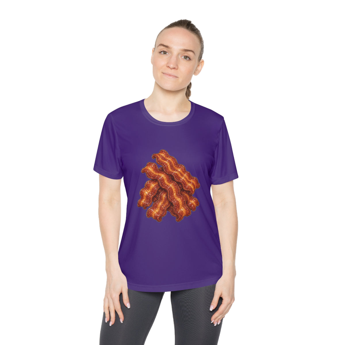 Bacon Pile Women's Dry-Fit Performance Tee