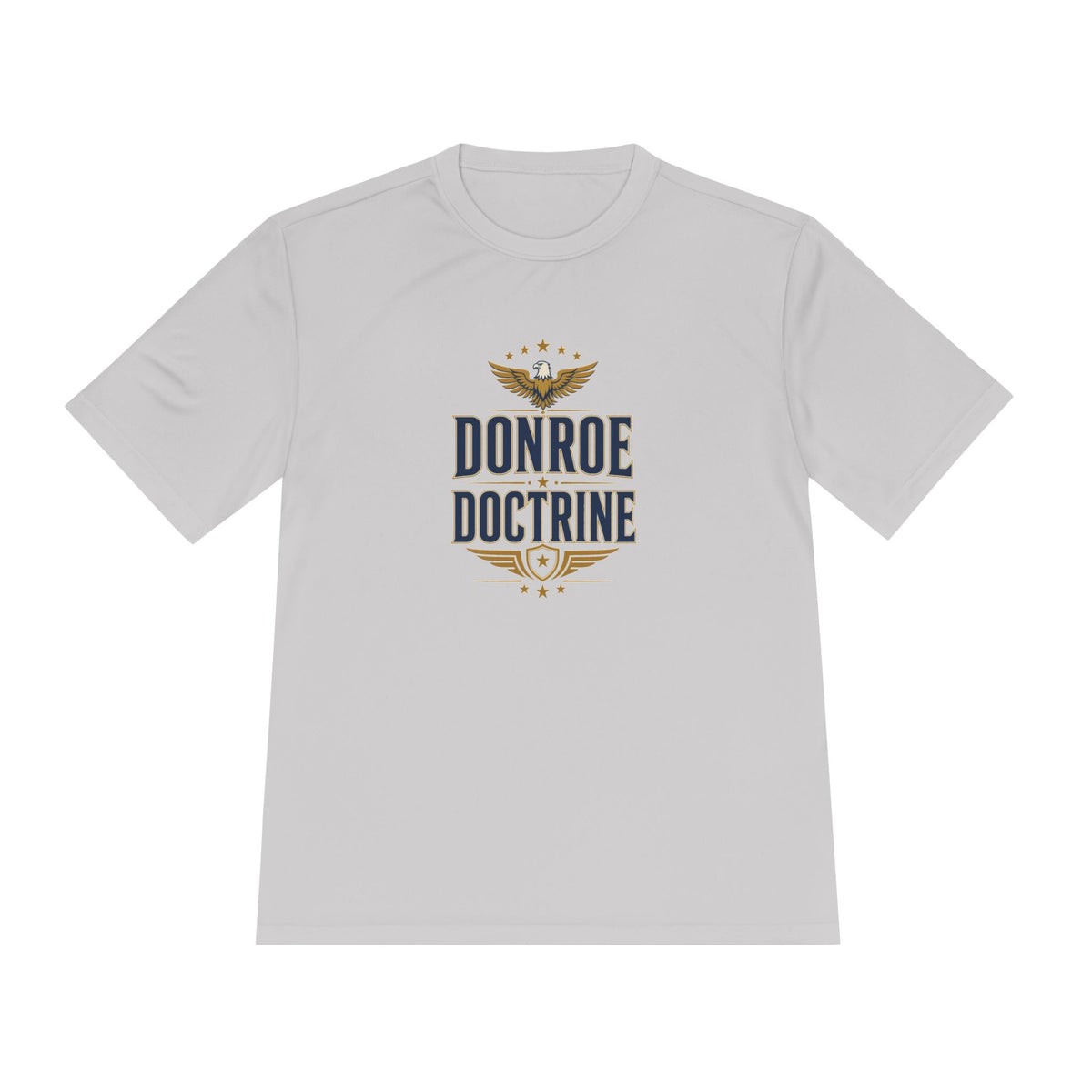 Donroe Doctrine Stacked Men's Dry-Fit Performance Tee