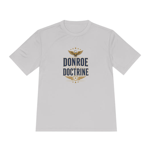 Donroe Doctrine Stacked Men's Dry-Fit Performance Tee