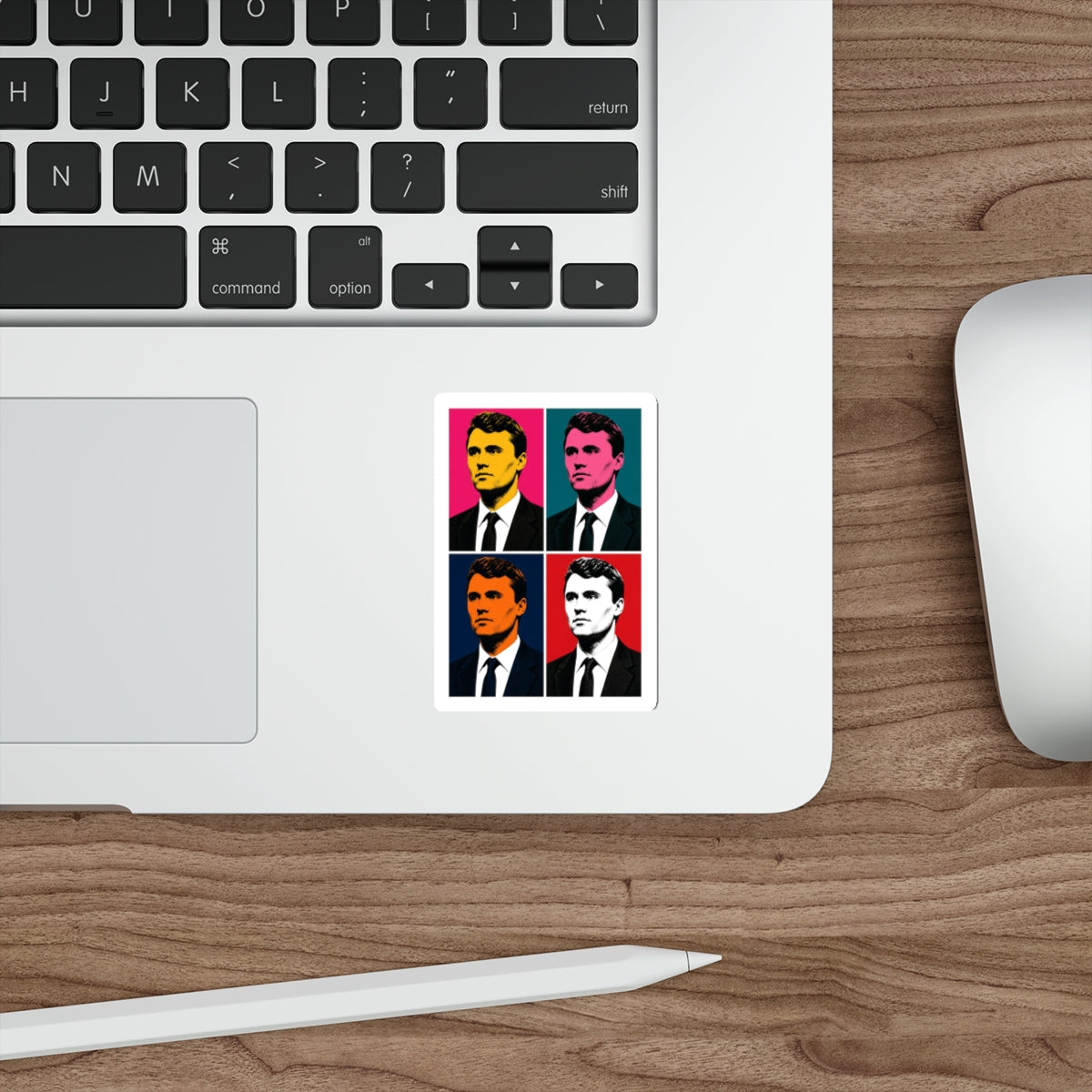 Charlie Pop Art Die-Cut Sticker
