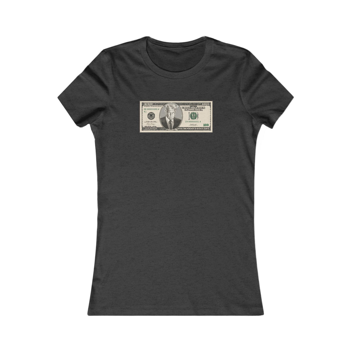 Trump $100 Bill Women's Slim Fit Tee