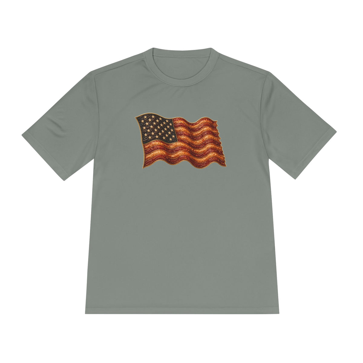 Bacon Flag Men's Dry-Fit Performance Tee