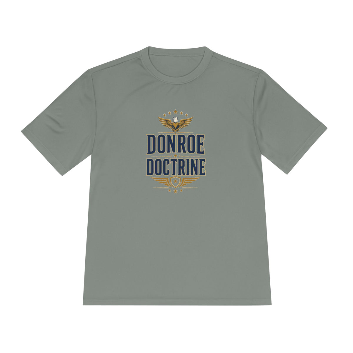 Donroe Doctrine Stacked Men's Dry-Fit Performance Tee