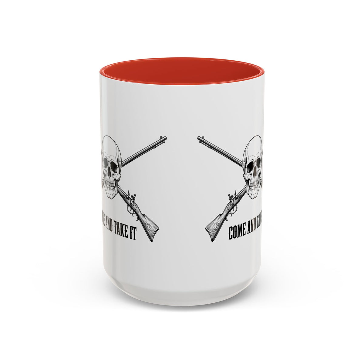 Come and Take It Jolly Roger Accent Mug
