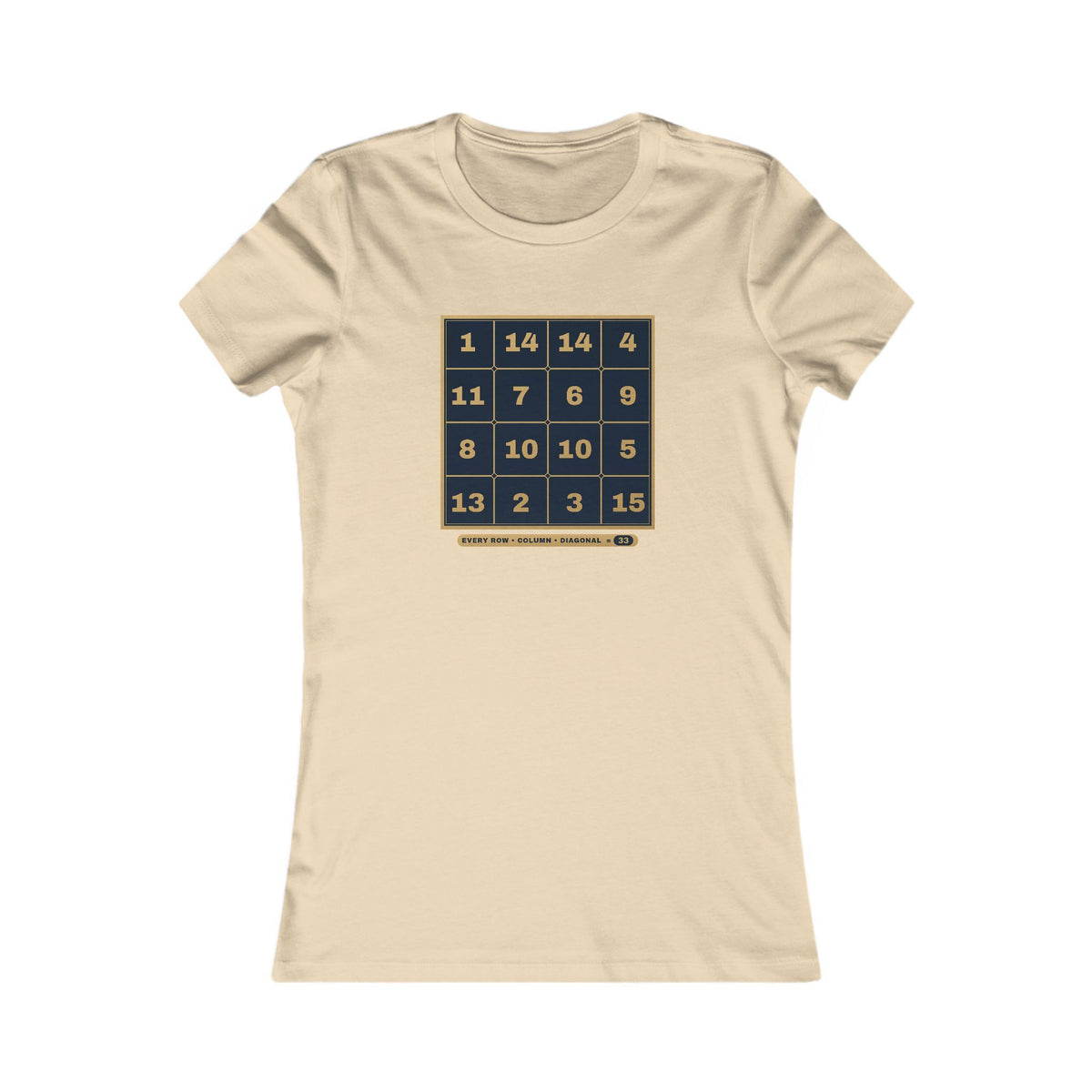 Magic Square 33 Alpha & Omega Women's Slim Fit Tee