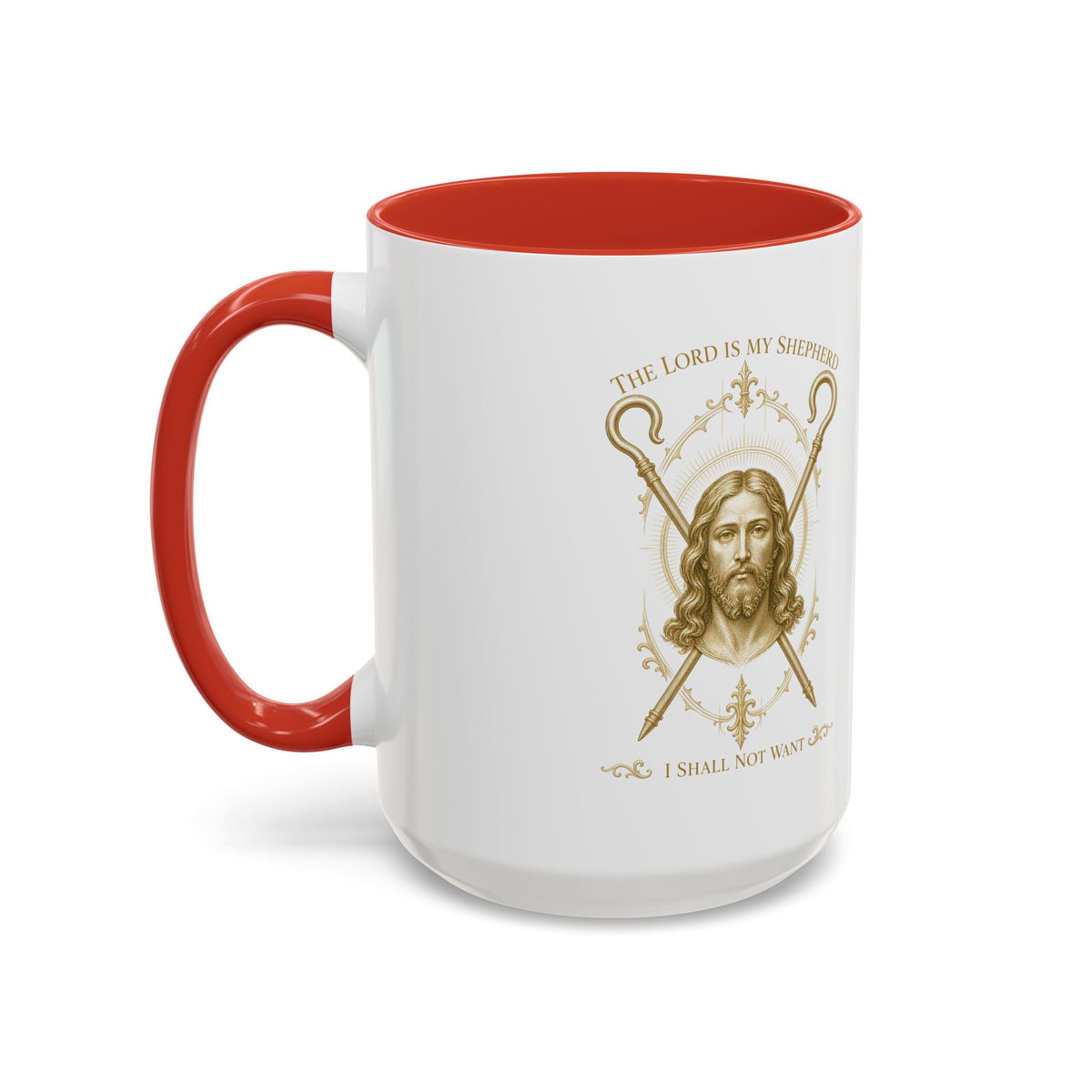 The Lord Is My Shepherd Psalm 23:1 Accent Mug
