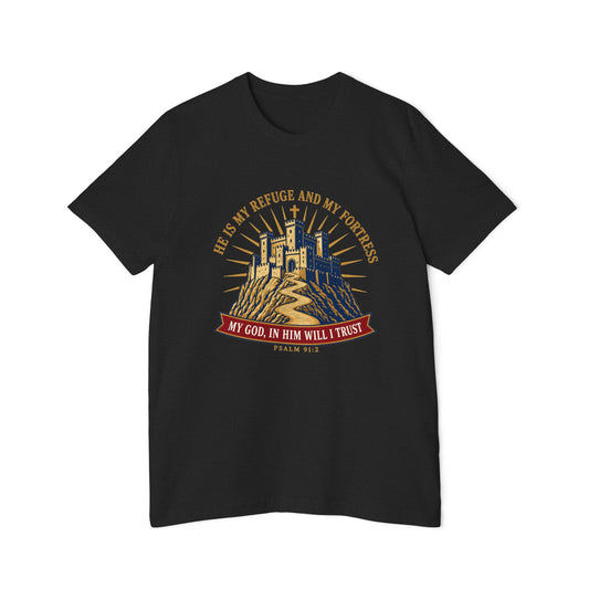 Refuge & Fortress Psalm 91:2 Lightweight Tee
