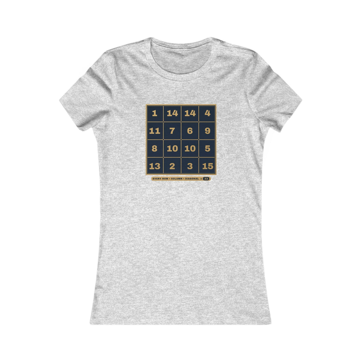 Magic Square 33 Alpha & Omega Women's Slim Fit Tee