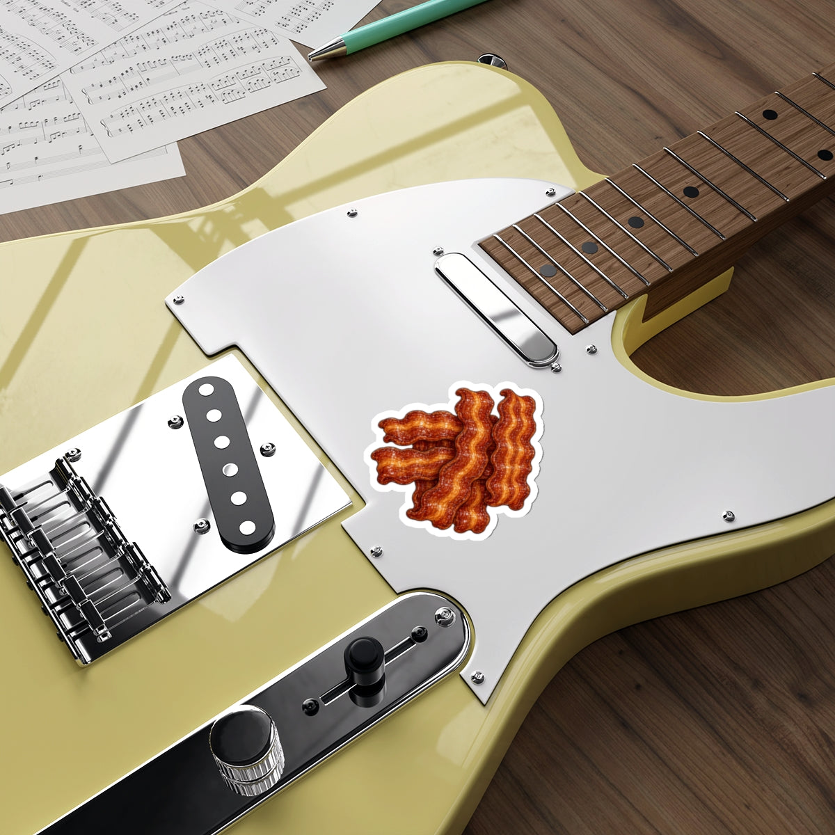 Bacon Pile Die-Cut Sticker