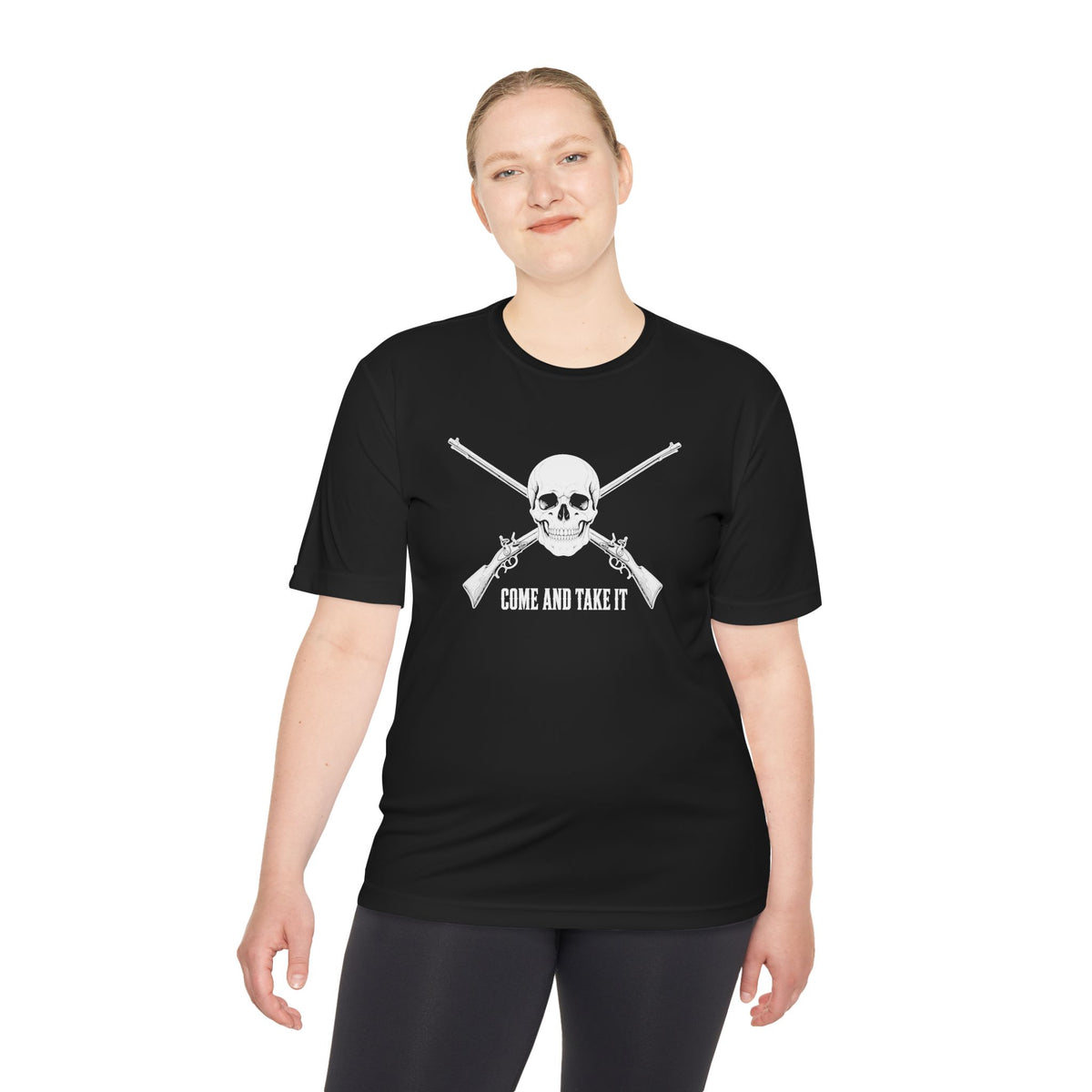 Come and Take It Jolly Roger Men's Dry-Fit Performance Tee