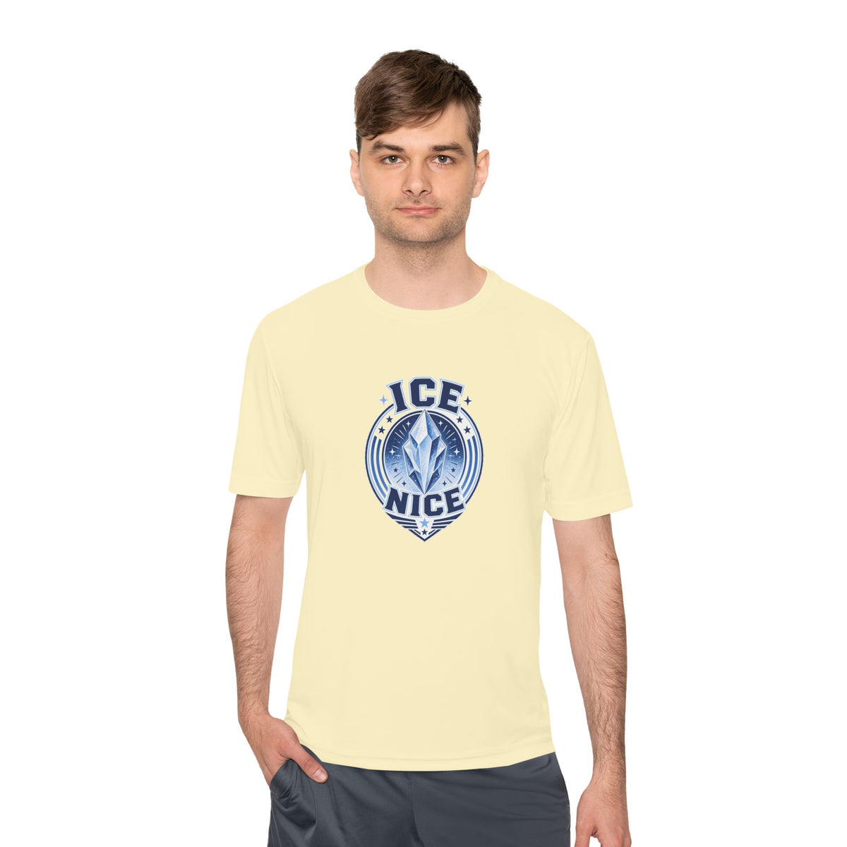 ICE is NICE Badge Men's Dry-Fit Performance Tee