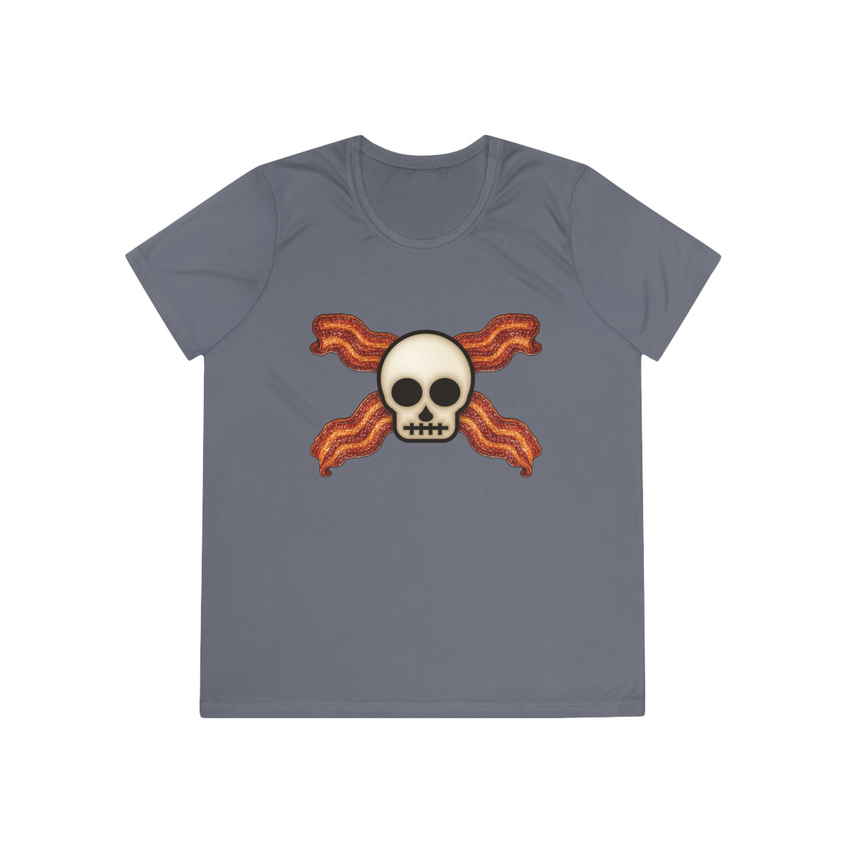 Bacon Jolly Roger Women's Dry-Fit Performance Tee
