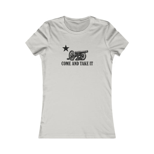 Come and Take It Cannon Women's Slim Fit Tee