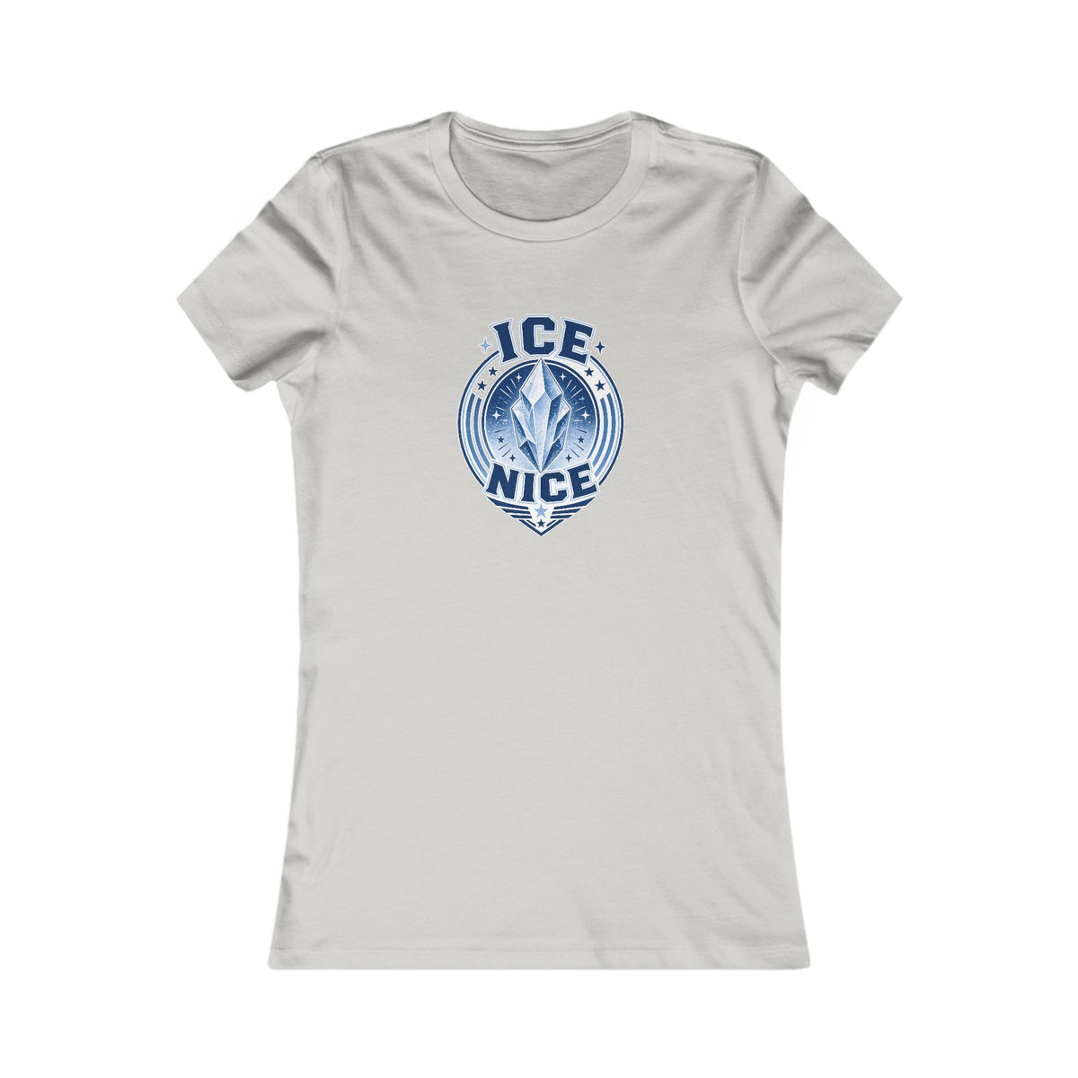ICE is NICE Badge Women's Slim Fit Tee